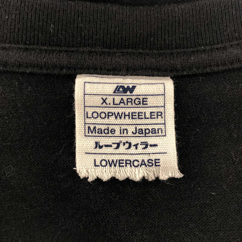 LOOPWHEELER / ループウィラー × LOWERCASE ローワーケース別注 ロゴ刺繍 ポケット Tシャツ