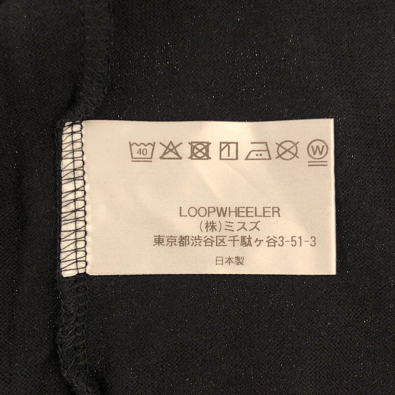 LOOPWHEELER / ループウィラー × LOWERCASE ローワーケース別注 ロゴ刺繍 ポケット Tシャツ