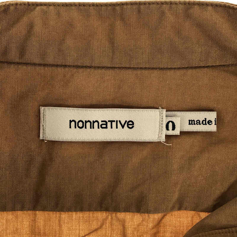 nonnative / ノンネイティブ バンドカラーシャツ