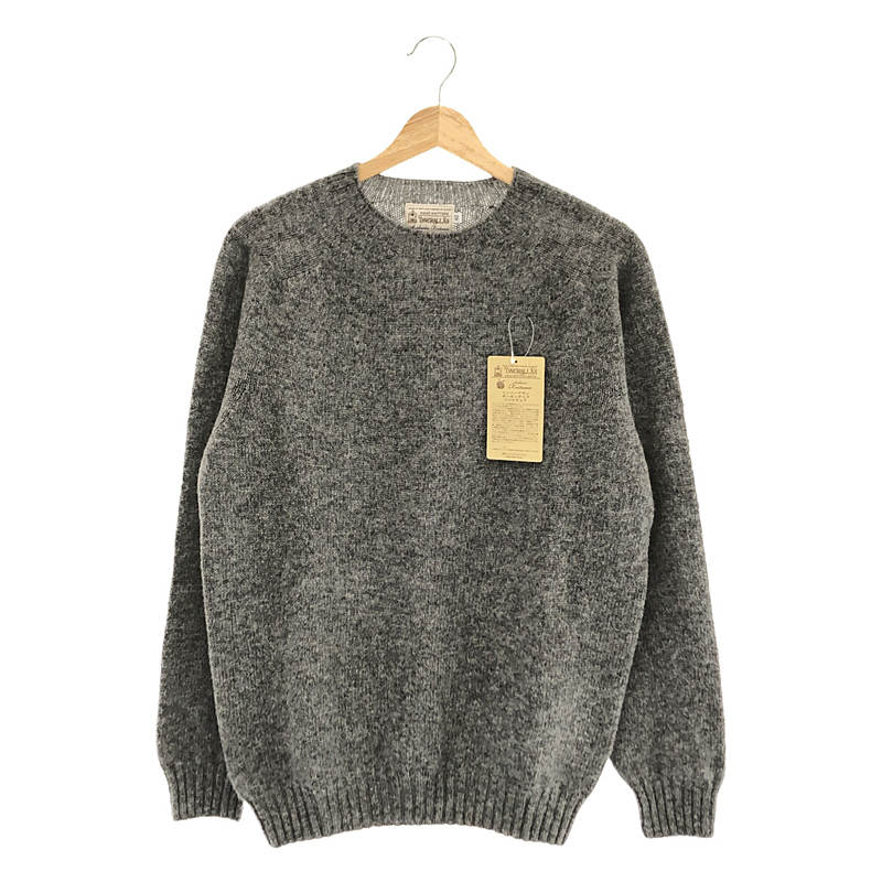 Crew Neck Saddle Shoulder Sweater / クルーネックサドルショルダーセーター ニット