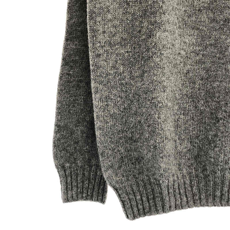 INVERALLAN / インバーアラン Crew Neck Saddle Shoulder Sweater / クルーネックサドルショルダーセーター ニット