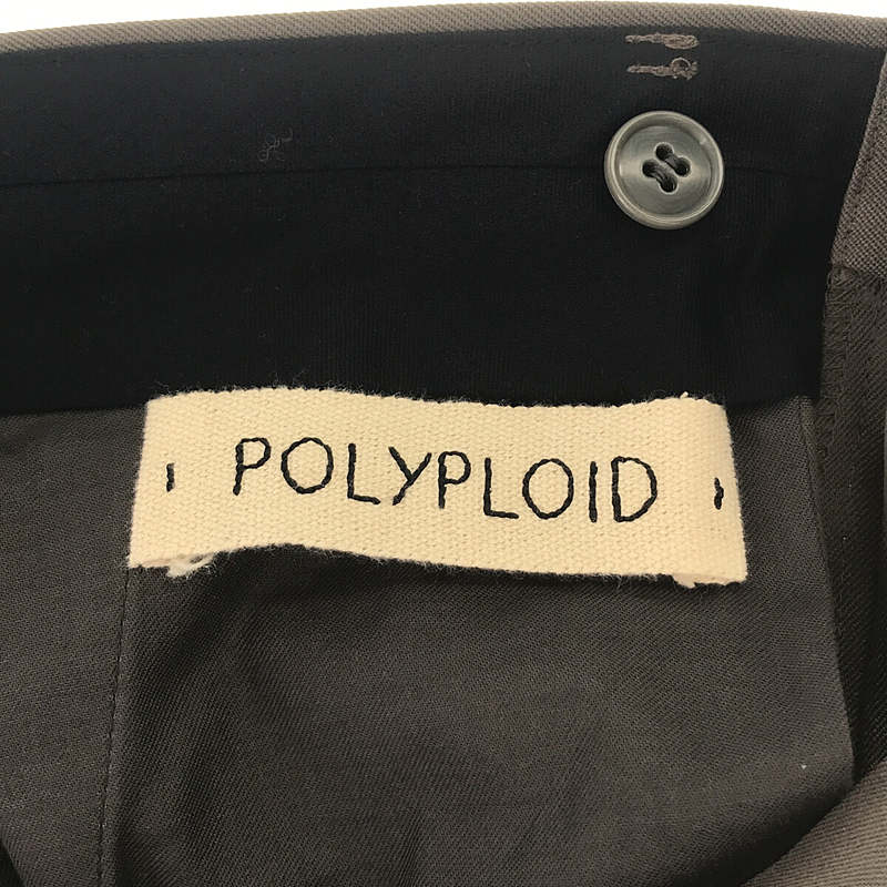 POLYPLOID / ポリプロイド WIDE TAPERED PANTS TYPE C ウール ワイド パンツ