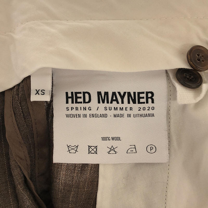 HED MAYNER / ヘドメイナー 4 PLEAT PANT / 4プリーツパンツ