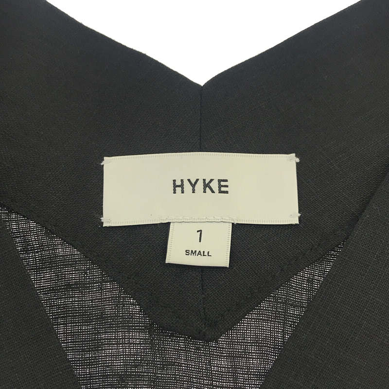 HYKE / ハイク LINE DRESS リネン ワンピース