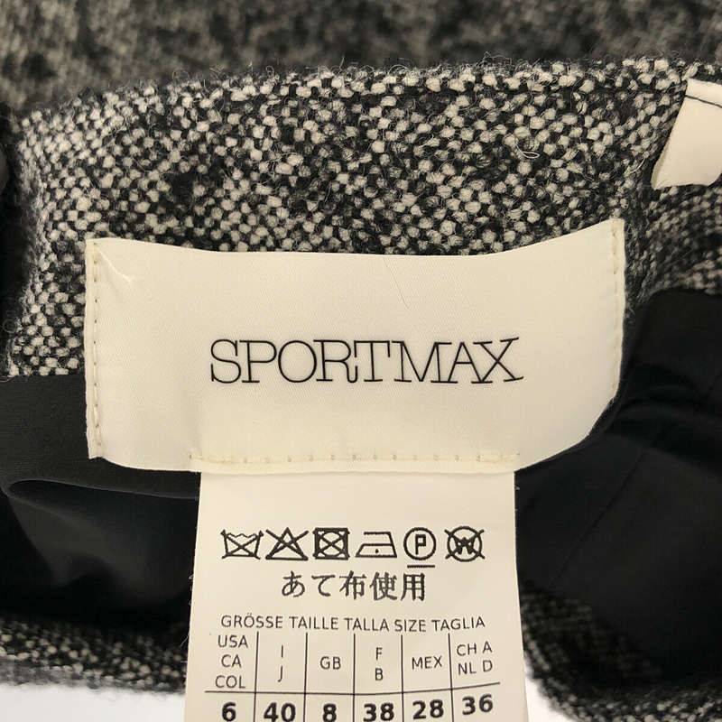 Sportmax / スポーツマックス ウール Aライン ボリュームワンピース