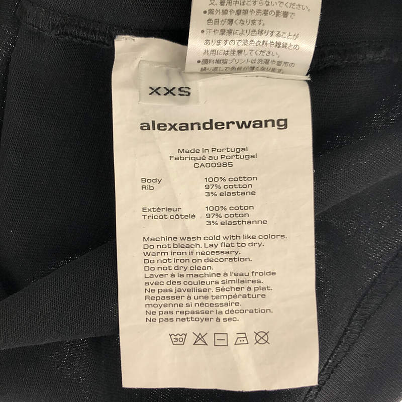 ALEXANDER WANG / アレキサンダーワン コットン プリントTシャツ