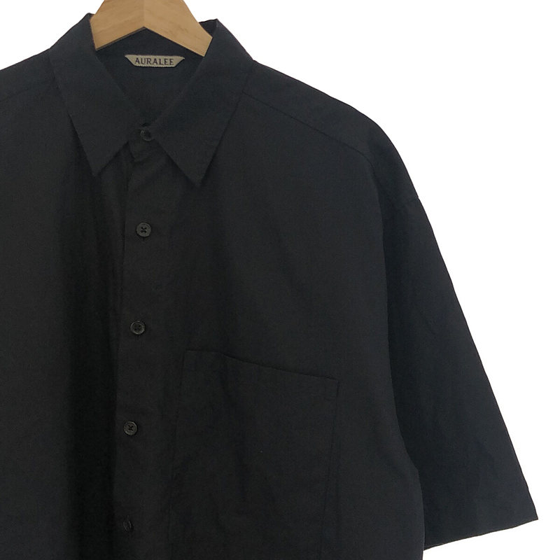 WASHED FINX TWILL BIG HALF SLEEVE SHIRT ツイル ハーフスリーブ