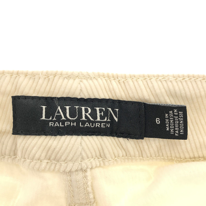 Lauren Ralph Lauren / ローレンラルフローレン ミッドライズ ストレッチ コーデュロイパンツ