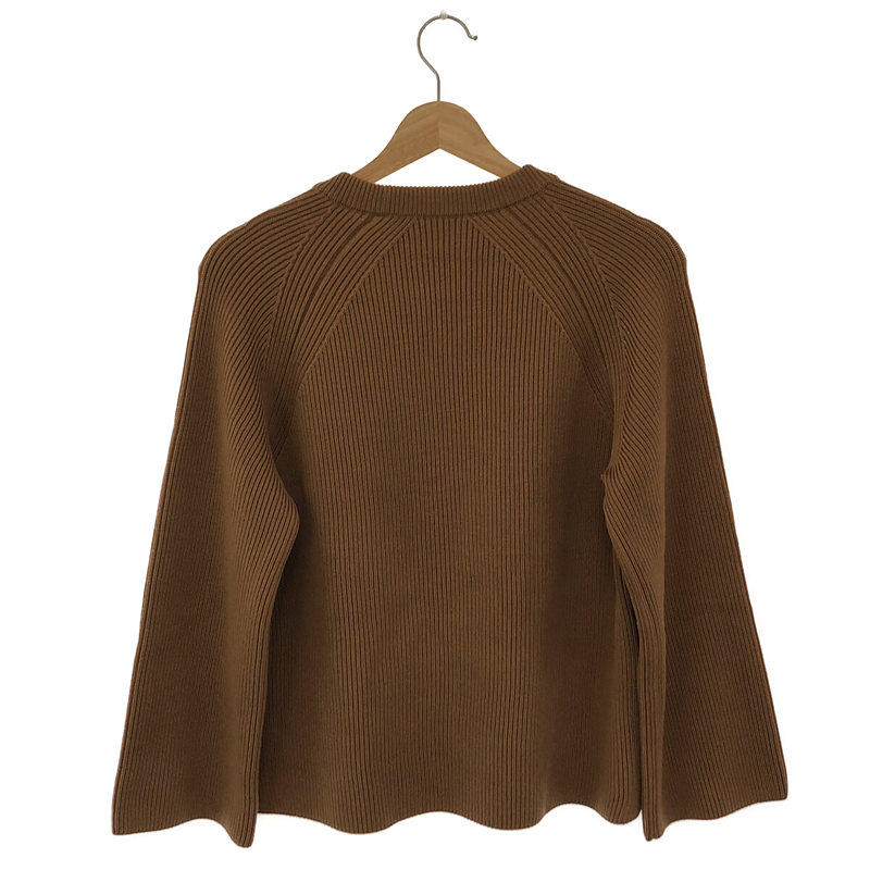 AURALEE / オーラリー SUPER FINE WOOL RIB KNIT RAGLAN PULLOVER ウール リブニット