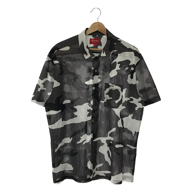 Camo Mesh S/S Shirt / カモ柄 メッシュ ポケットシャツ