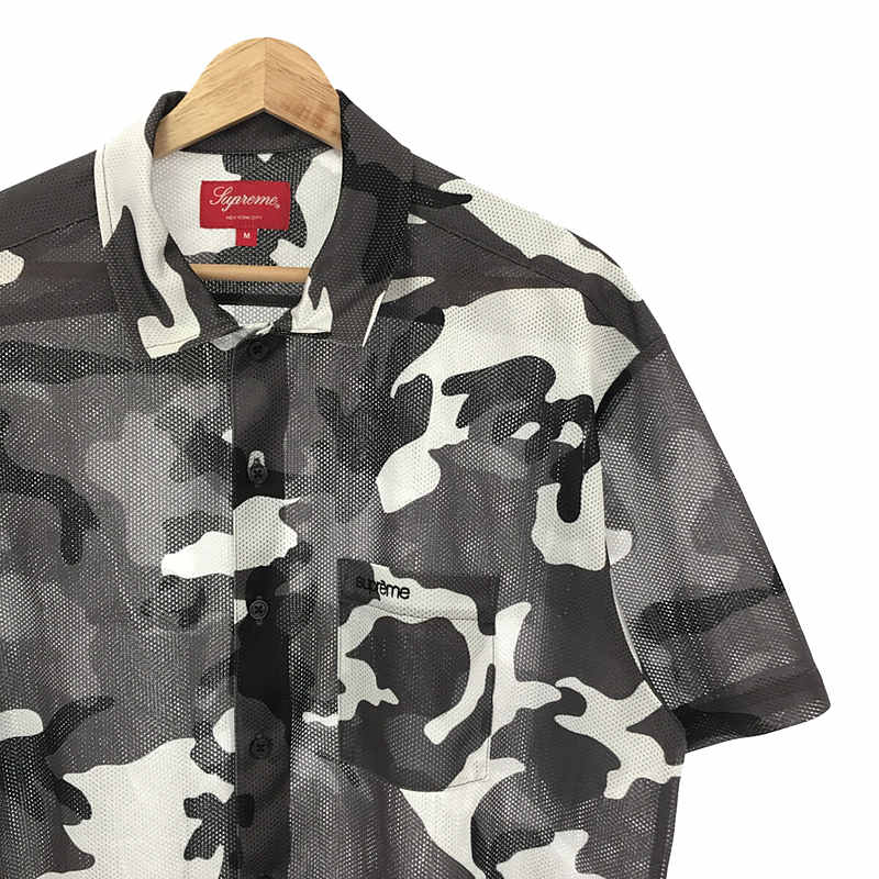 SUPREME / シュプリーム Camo Mesh S/S Shirt / カモ柄 メッシュ ポケットシャツ