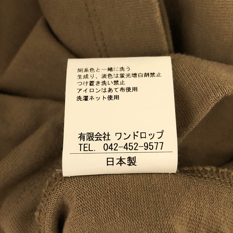 TRAVAIL MANUEL / トラバイユマニュアル 天竺 五分袖 Tシャツ