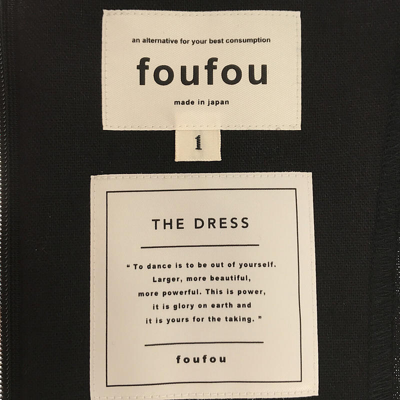 foufou / フーフー THE DRESS #00 コットンリネンランデブーワンピース