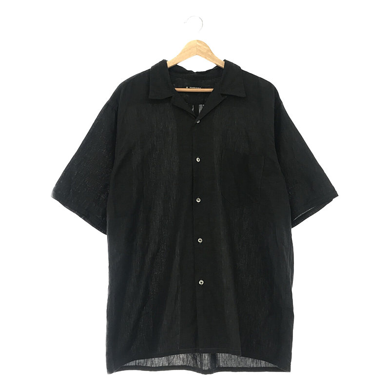 SHORT SLEEVE SH 製品染め オープンカラーシャツ