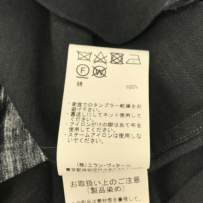 MAATEE&SONS / マーティー&サンズ SHORT SLEEVE SH 製品染め オープンカラーシャツ