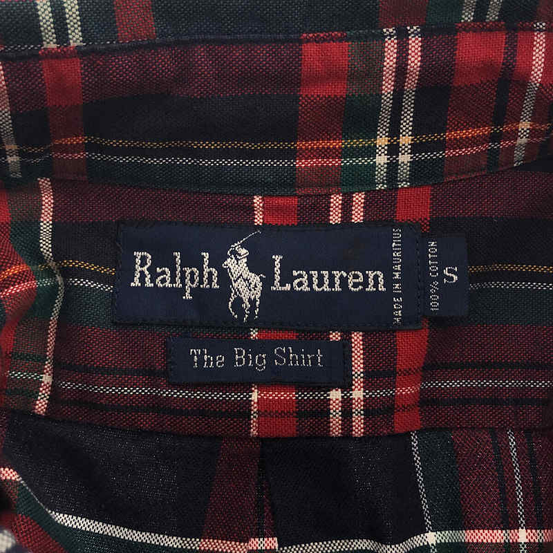 RALPH LAUREN / ラルフローレン コットン チェック ボタンダウンシャツ
