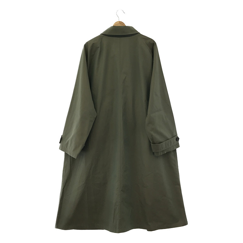 Cristaseya / クリスタセヤ OVERSIZED TRENCH WITH LEATHER PATCH トレンチコート