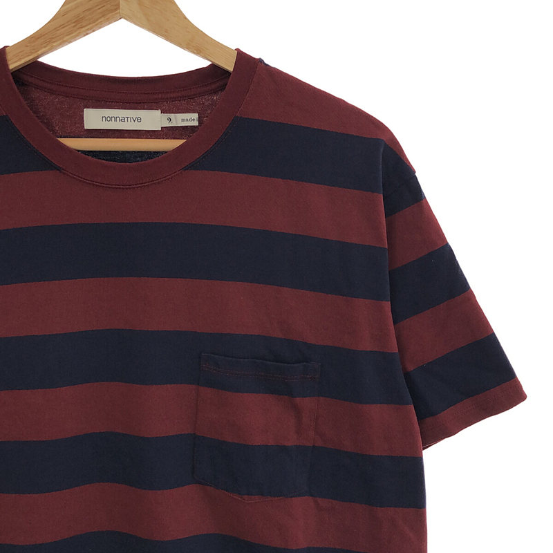 nonnative / ノンネイティブ DWELLER S/S TEE COTTON JERSEY WIDE BORDER / ボーダーTシャツ