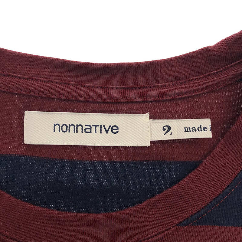 nonnative / ノンネイティブ DWELLER S/S TEE COTTON JERSEY WIDE BORDER / ボーダーTシャツ