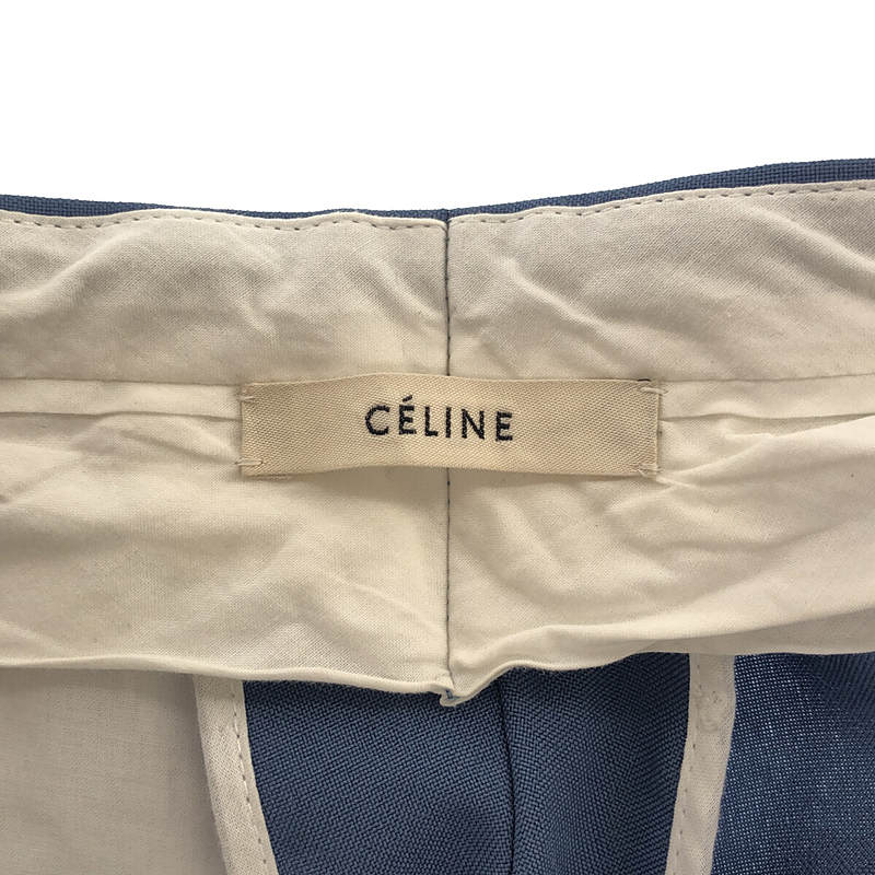 CELINE / セリーヌ フィービー期 コットン センタープレス パンツ