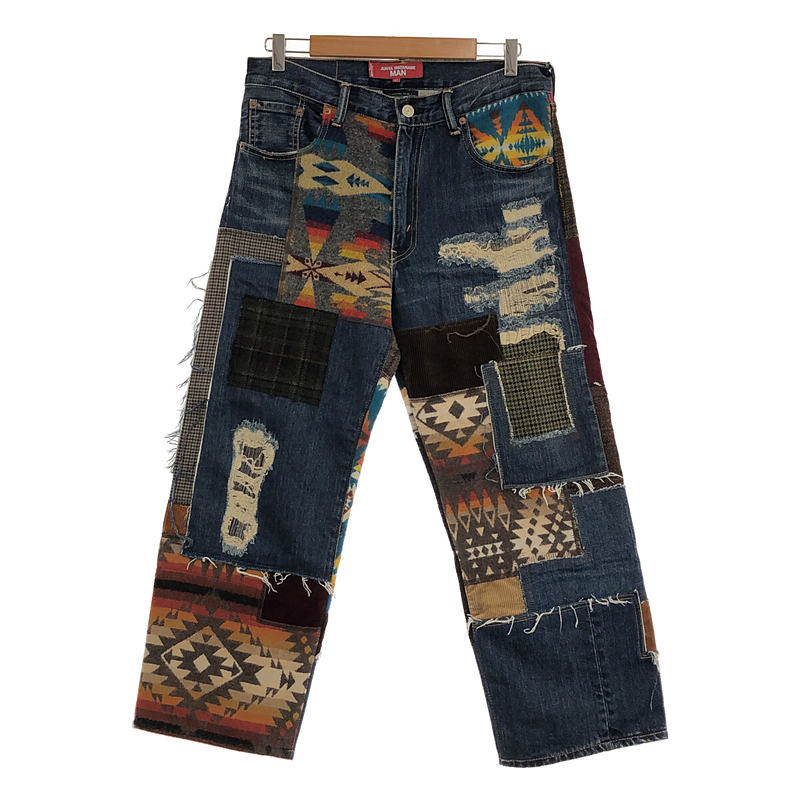 × PENDLETON × Levi's 503 デニムパンツ パッチワークデニムパンツ