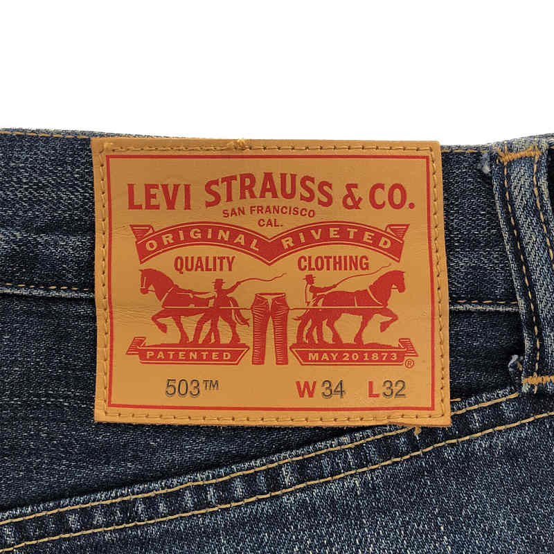 JUNYA WATANABE MAN / ジュンヤワタナベマン × PENDLETON × Levi's 503 デニムパンツ パッチワークデニムパンツ