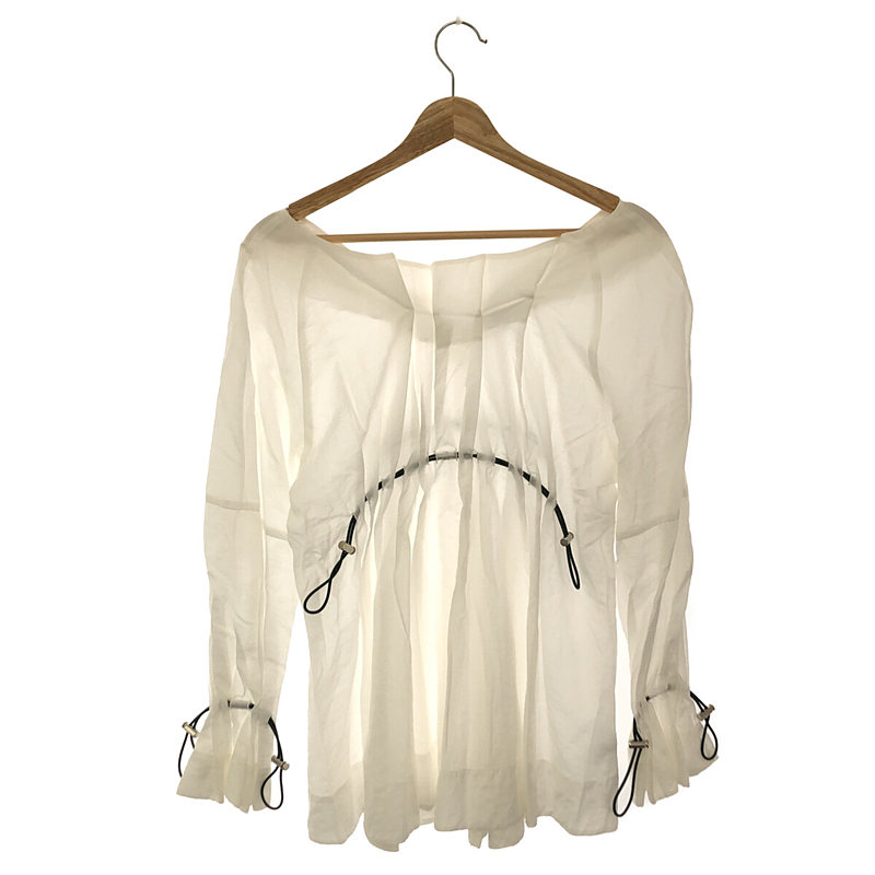 UN3D / アンスリード ドローストリング タック ブラウス