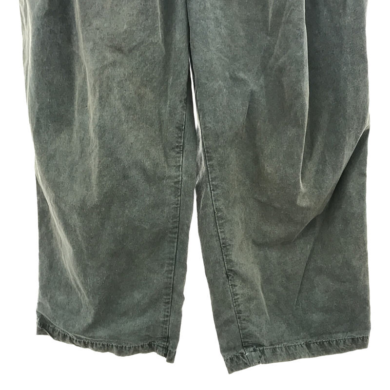 OUTIL / ウティ PANTALON SAIX インディゴ 墨染め オーバーオール