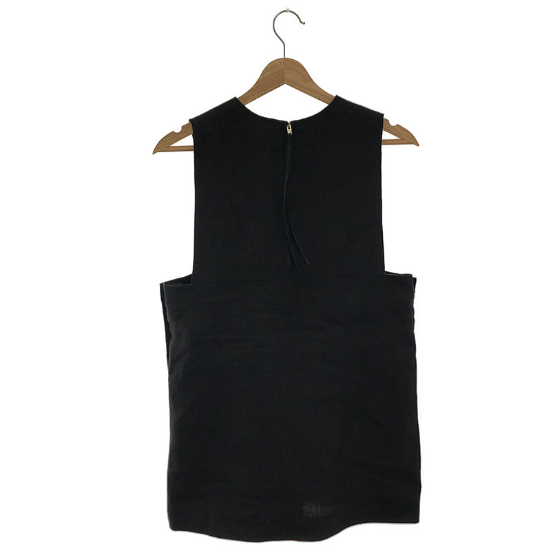 HYKE / ハイク linen long vest リネンロングベスト