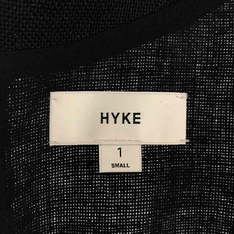HYKE / ハイク linen long vest リネンロングベスト