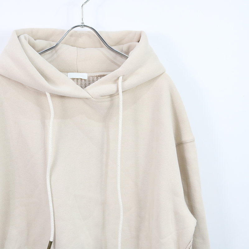 OUD / ウード ニット切り替えパーカー