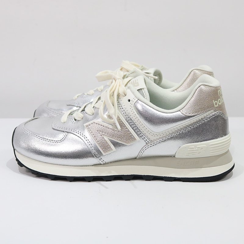 New Balance / ニューバランス WL574PR2 メタリックローカットスニーカー