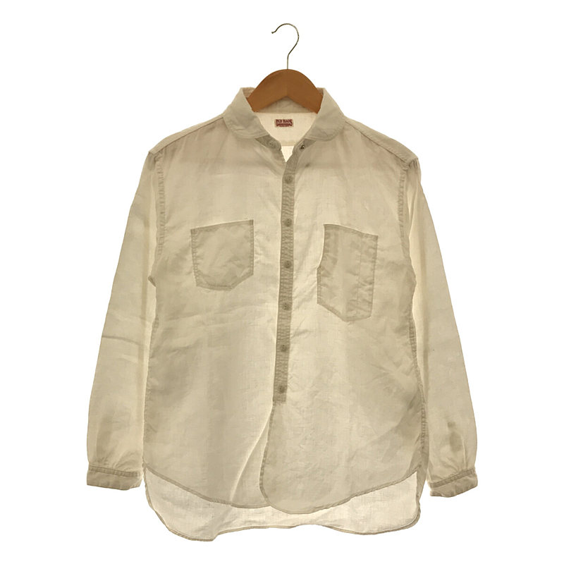 Detachable Collar Work Shirt デタッチャブルカラーワークシャツ リネン