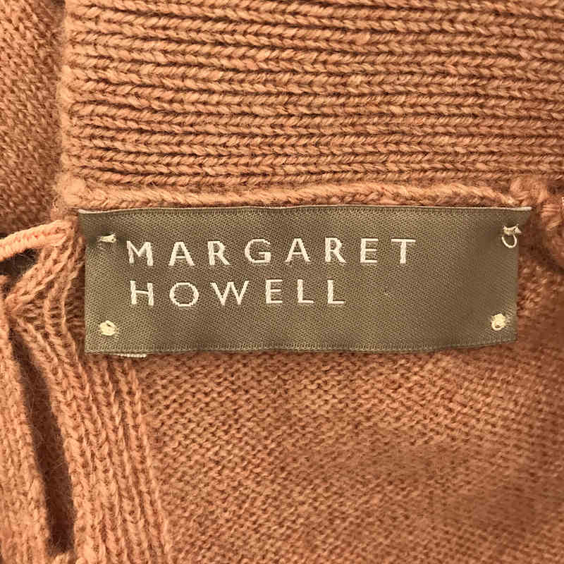 MARGARET HOWELL / マーガレットハウエル カシミヤ100％ ニットプルオーバーシャツ