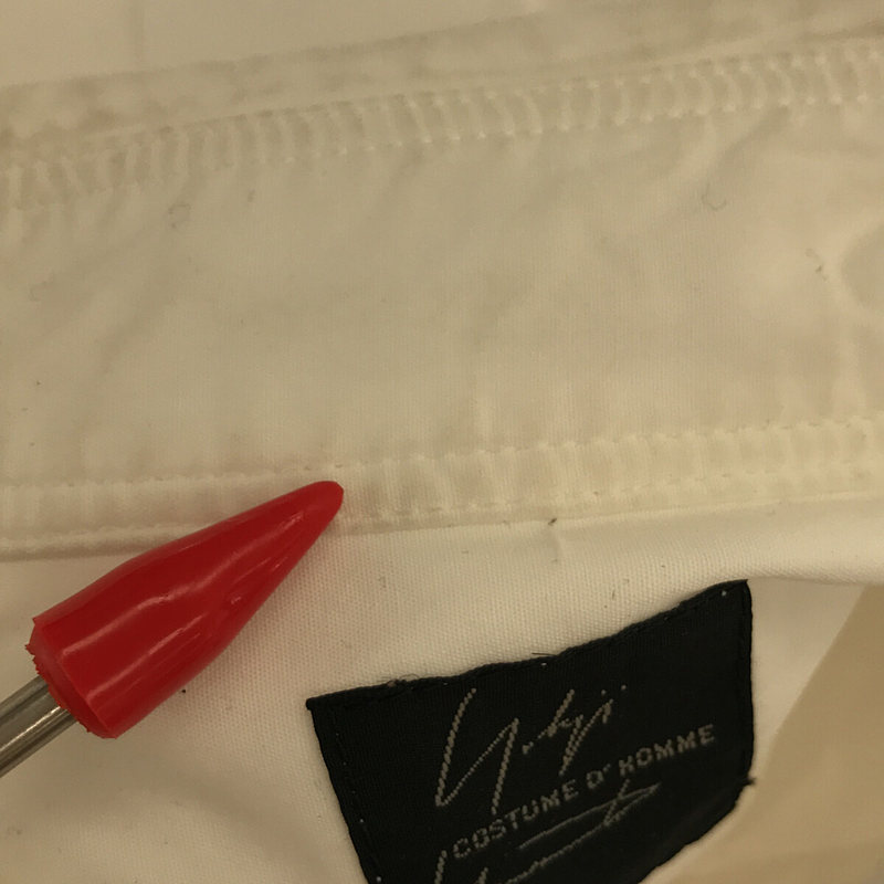 Yohji Yamamoto COSTUME D'HOMME / ヨウジヤマモトコスチュームドオム 内ポケット付き レギュラーカラー シャツ