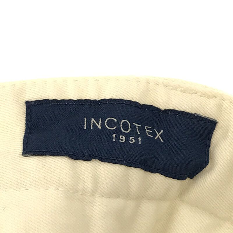 INCOTEX / インコテックス COMFORTCHINO スラックスパンツ