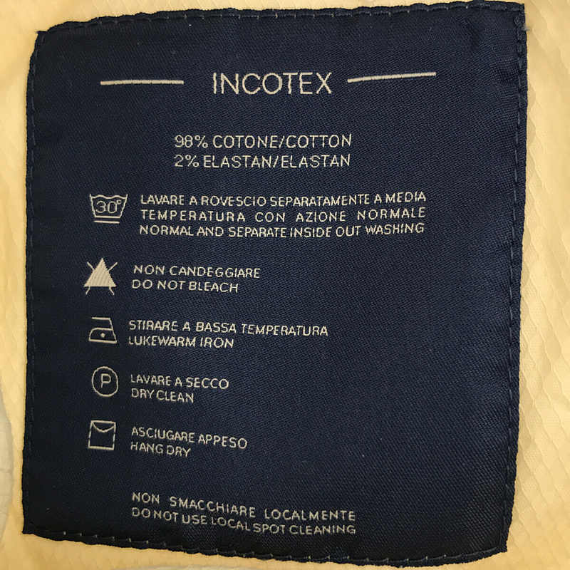 INCOTEX / インコテックス COMFORTCHINO スラックスパンツ