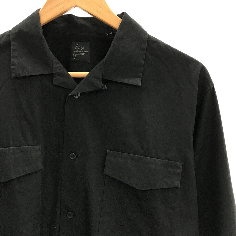 ダブルポケット オープンカラー シャツYohji Yamamoto COSTUME D'HOMME / ヨウジヤマモトコスチュームドオム