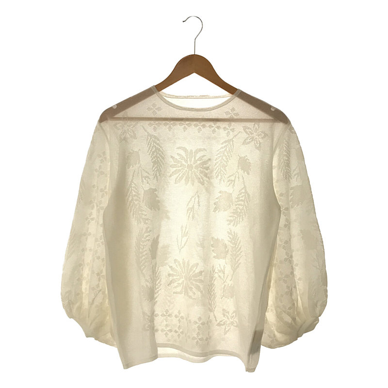 MEDI LACE JACQUARD KNIT ミディレース ジャガードニットAmeri VINTAGE / アメリヴィンテージ