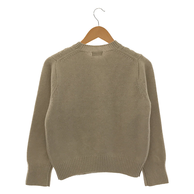 CABLE KNIT シルクカシミヤ混ケーブルニットMARGARET HOWELL / マーガレットハウエル