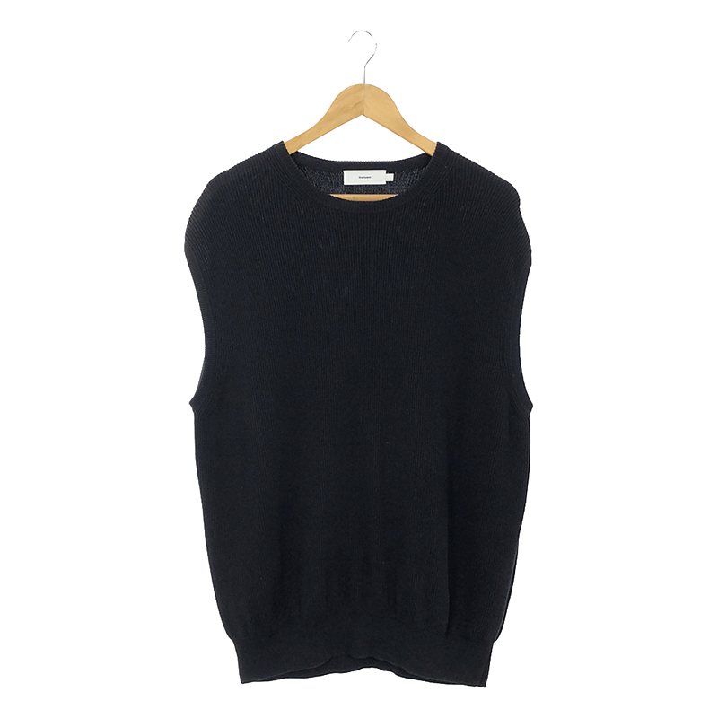 High Density Cotton Knit Vest ハイデンシティ コットン ニットベスト