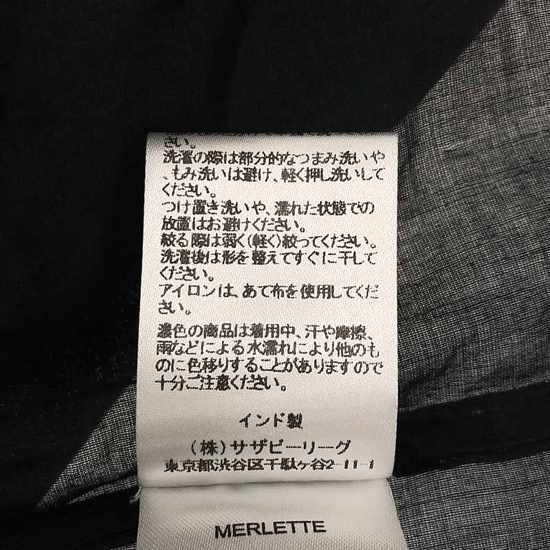 MERLETTE / マーレット NES DRESS コットン ギャザー ティアード ワンピース