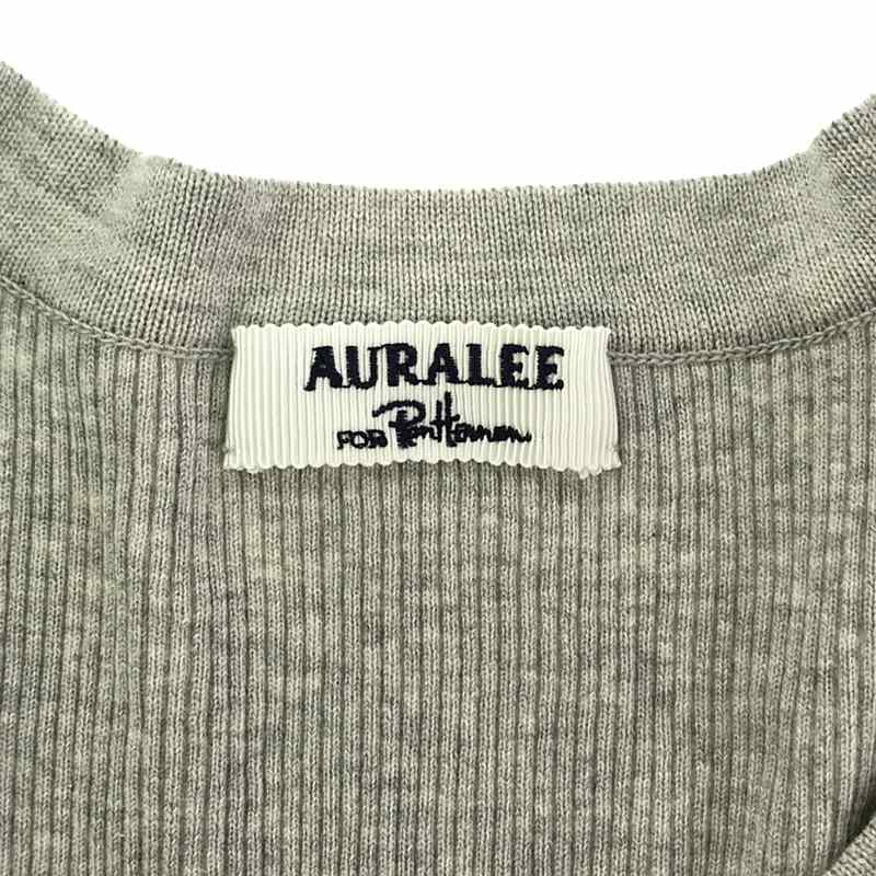 AURALEE / オーラリー × Ron Herman ロンハーマン別注 ギザ Uネック ロングスリーブTシャツ カットソー