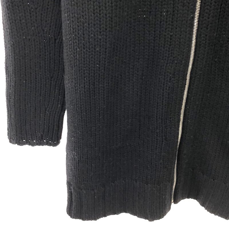 ALEXANDER WANG / アレキサンダーワン TRICOT ウール ジップアップ Vネック ニットカーディガン