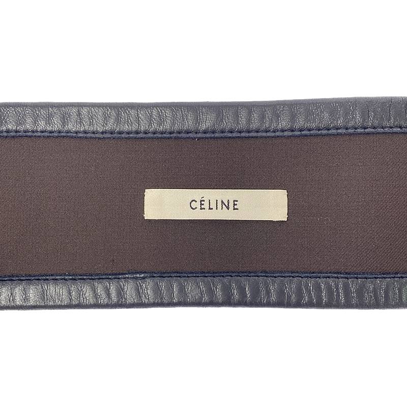 CELINE / セリーヌ フィービー期 レザー切替 ベルクロ ベルト