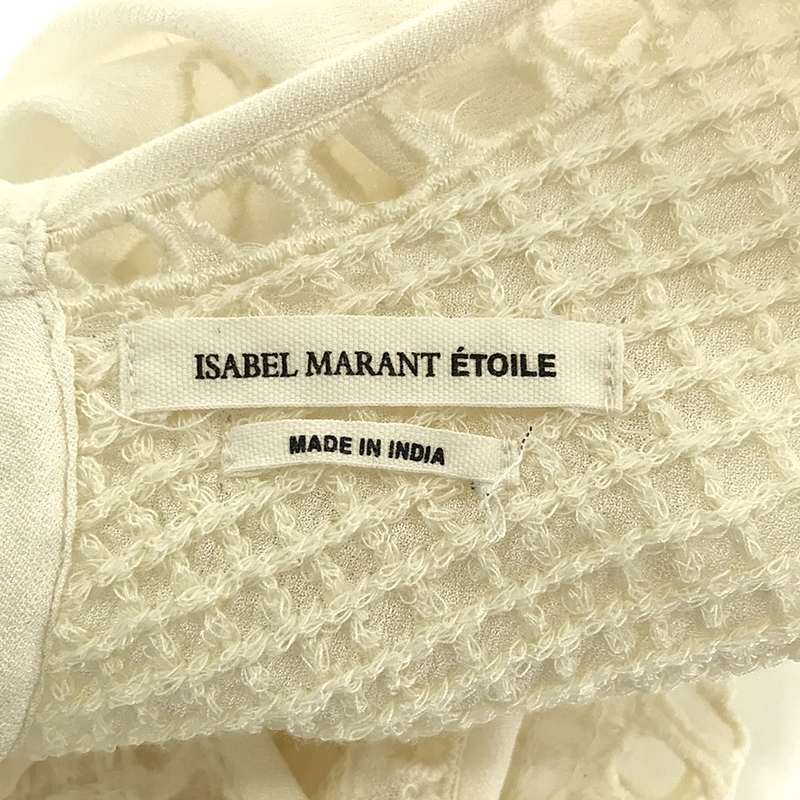 ISABEL MARANT ETOILE / イザベルマランエトワール コットン 刺しゅう プルオーバーブラウス