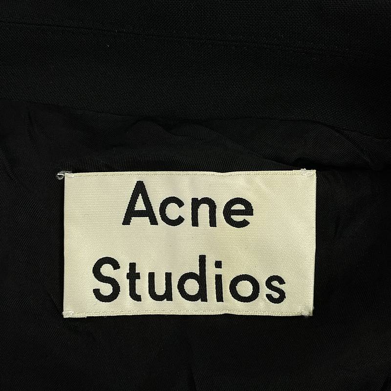 Acne Studios / アクネストゥディオズ ドローストリング スリーブレス コート / ロングベスト / 総裏地