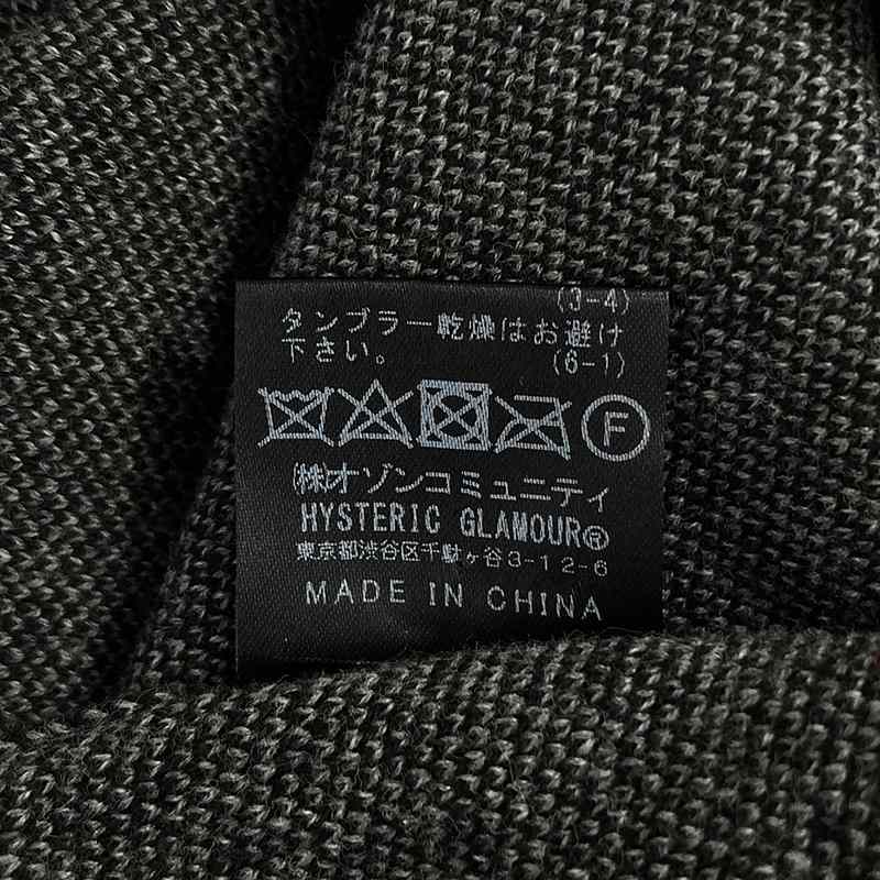 HYSTERIC GLAMOUR / ヒステリックグラマー HYSTERIC LOGO柄 ジャガードワンピース