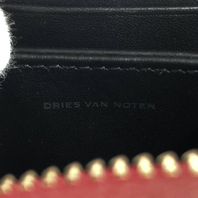 DRIES VAN NOTEN / ドリスヴァンノッテン ラウンドジップ レザーウォレット