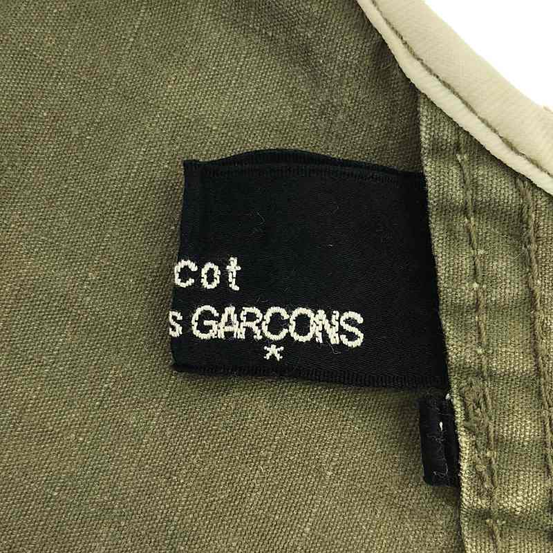 tricot COMME des GARCONS / トリココムデギャルソン コットン バックジップ リップストップ ミリタリー ワンピース